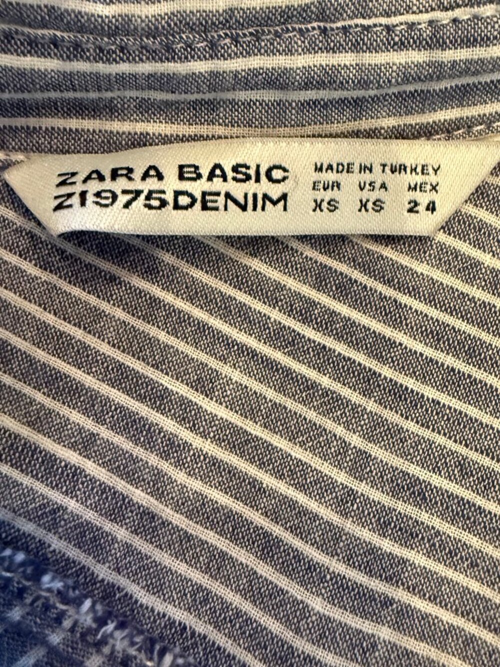 Zara Basic Z1975 Sleeveless Tunic/Shirtdress XS - Picture 6 of 9